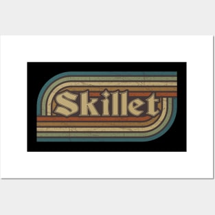 Skillet Vintage Stripes Posters and Art